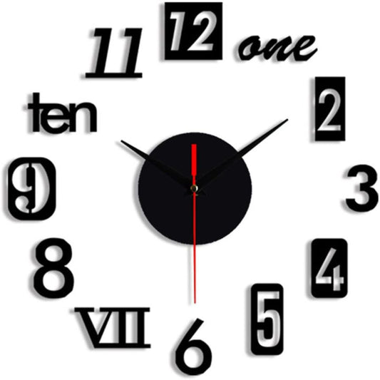 DIY 3D Wooden Wall Clock