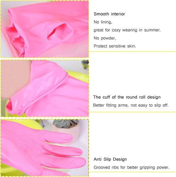Non-Slip Dishwashing Gloves