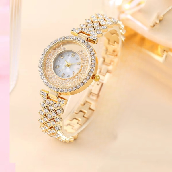 Popular Fashion Diamond Women’s Quartz Leisure Watch