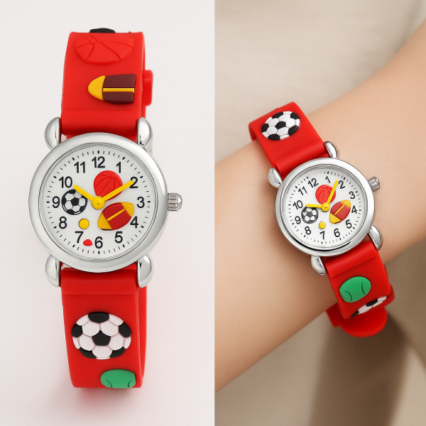 Silicone Quartz Wristwatche for kids