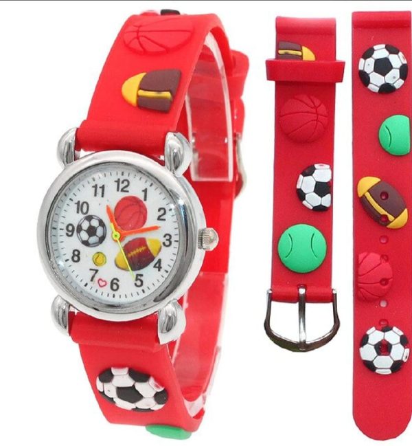 Silicone Quartz Wristwatche for kids