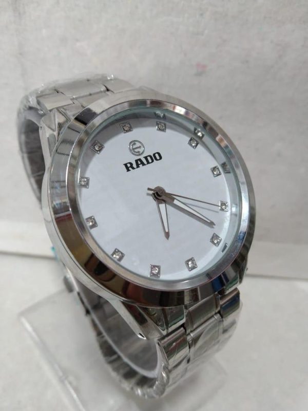 Rado Men’s Formal Wrist Watch With Stainless Steel Chain