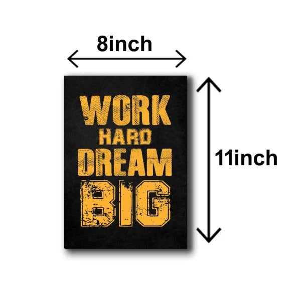 Set Of 6 Motivational Wooden Canvas Frames /Sticky phototile frames