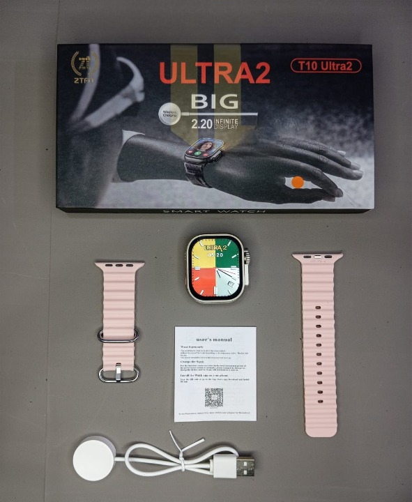 T10 Ultra 2 Smartwatch – 2.20″ Infinite Display