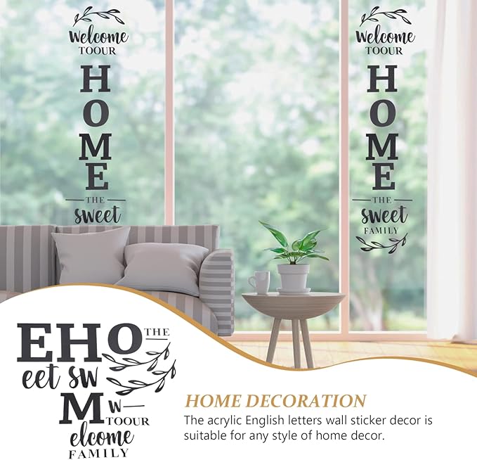 3D Welcome to Our Home Wall Art – 15 and 46 Inch