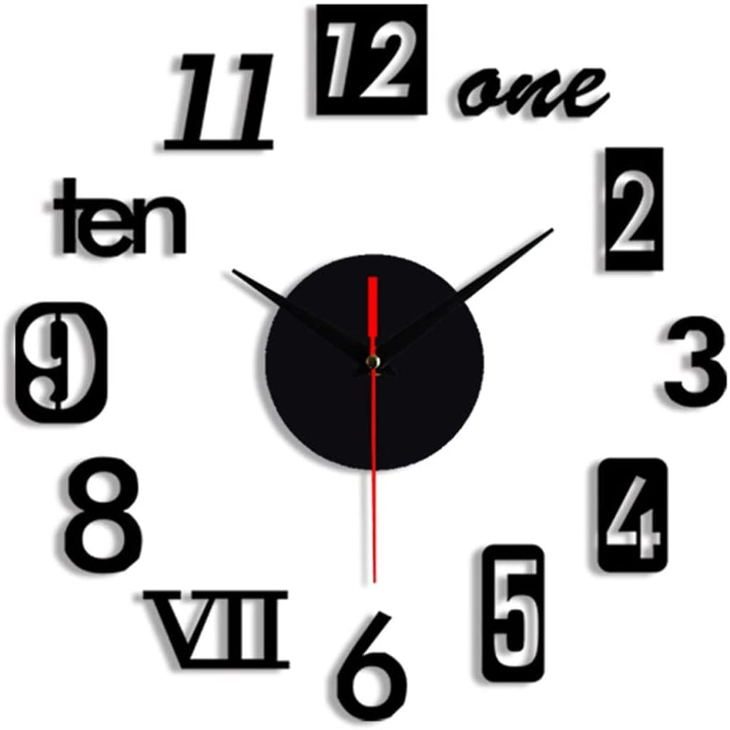 DIY 3D Wooden Wall Clock