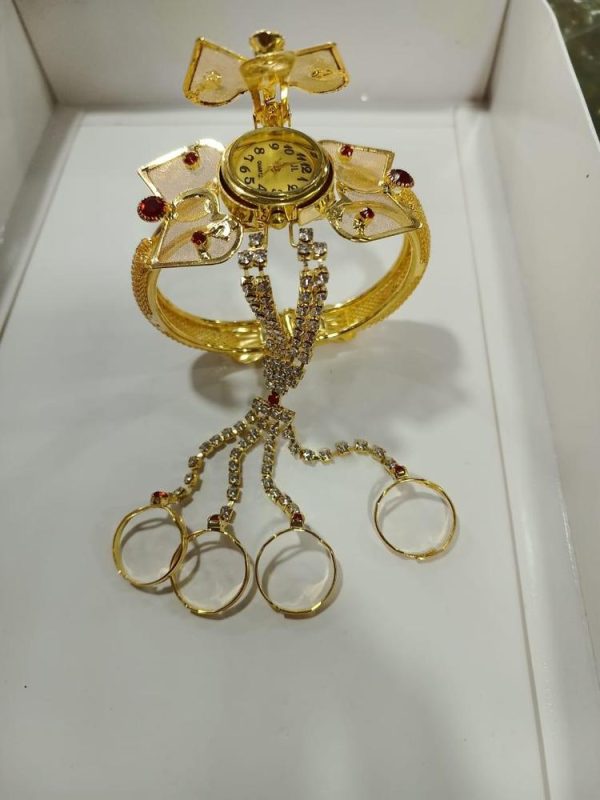 Stainless Steel Female Watch with Unique Design