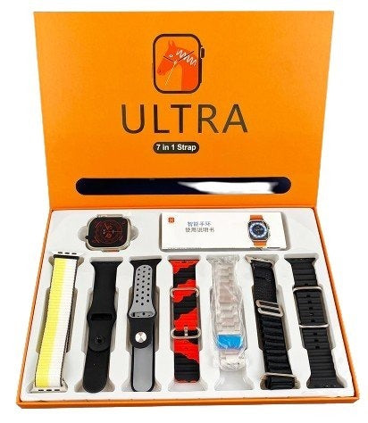 7-in-1 Ultra Smartwatch with Multiple Straps