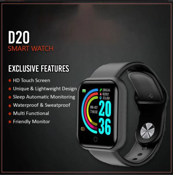 D20 Ultra Smart Watch – Health & Fitness Tracker