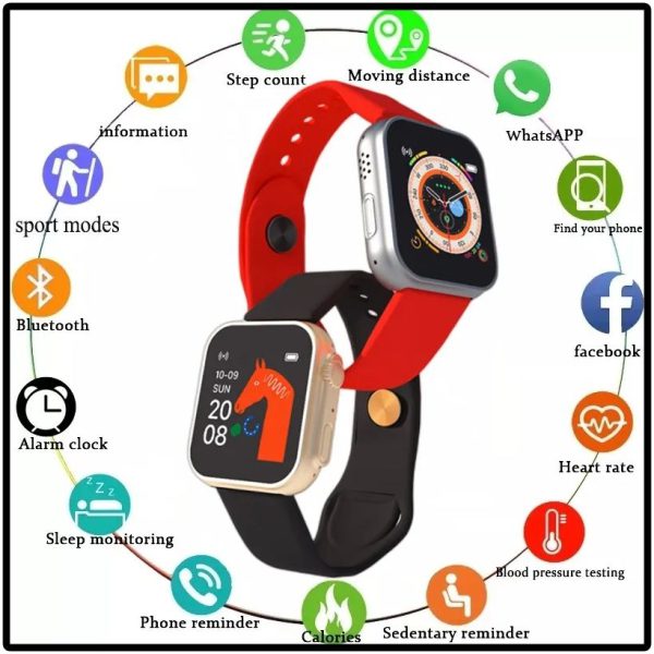 D20 Ultra Smart Watch – Health & Fitness Tracker