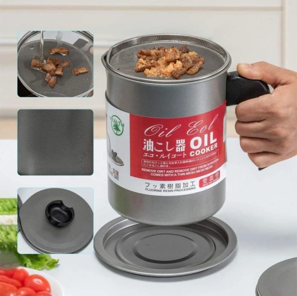 Carbon Steel Fryer Oil Pot