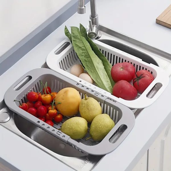 Adjustable Kitchen Drainer Basket