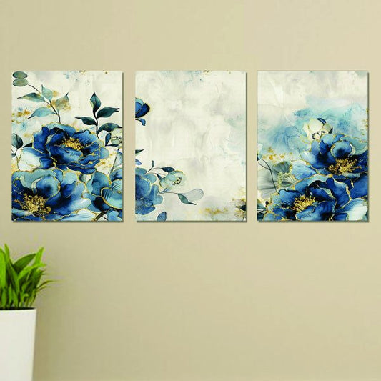 Set Of 3 Wall Art Wooden Phototile Frames