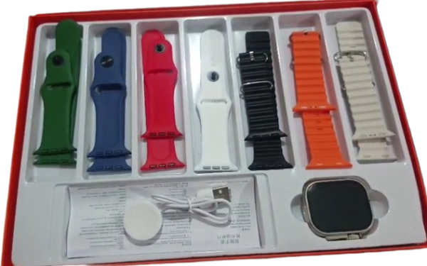 Ultra 2 Smartwatch – 2.1″ HD Display with multiple straps