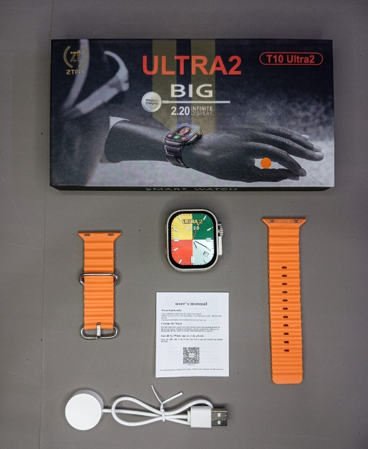 T10 Ultra 2 Smartwatch – 2.20″ Infinite Display